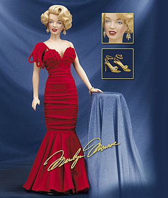 MARILYN MONROE LIMITED EDITION VINYL DOLL STARLET DEBUT BY THE FRANKLIN MINT