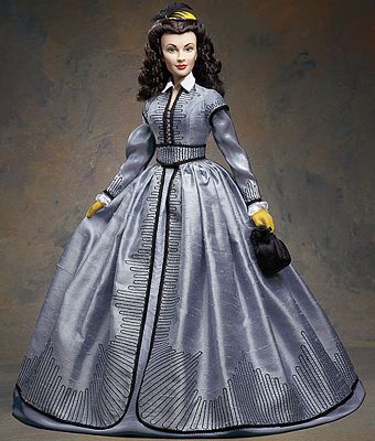 SCARLETT O'HARA SHANTY TOWN VINYL PORTRAIT DOLL BY THE FRANKLIN MINT