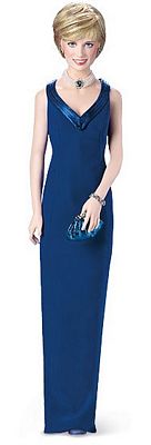 DIANA PRINCESS OF STYLE PORCELAIN DOLL BY THE FRANKLIN MINT