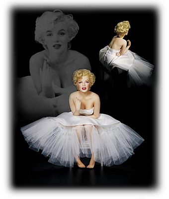 MARILYN MONROE PORCELAIN PORTRAIT DOLL - LOVE MARILYN BY THE FRANKLIN MINT
