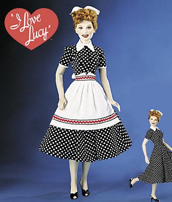 I LOVE LUCY VINYL PORTRAIT DOLL SALES RESISTANCE BY THE FRANKLIN MINT
