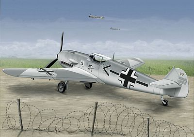 ME-109 MESSERSCHMITT LUFTWAFFE III/JG 26 DIE-CAST METAL MODEL AIRCRAFT