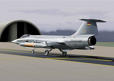F-104G STARFIGHTER MARINEFLIEGER DIE-CAST METAL SCALE MODEL AIRCRAFT ARMOUR COLLECTION BY THE FRANKLIN MINT