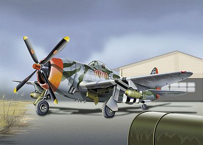 P-47 THUNDERBOLT LT. COL. FRANCIS GABRESKI DIE-CAST METAL SCALE MODEL - ARMOUR COLLECTION BY THE FRANKLIN MINT