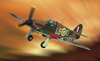HURRICANE MK I SQN. LDR. DOUGLAS BADER DIE-CAST METAL SCALE MODEL - ARMOUR COLLECTION BY THE FRANKLIN MINT