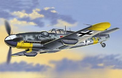 ME-109G6 MESSERSCHMITT LUFTWAFFE IX/JG 52 DIE-CAST METAL SCALE MODEL - ARMOUR COLLECTION BY THE FRANKLIN MINT