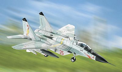 MIG-29 FULCRUM C 1 FLIGHT TSBP DIE-CAST METAL SCALE MODEL - ARMOUR COLLECTION BY THE FRANKLIN MINT