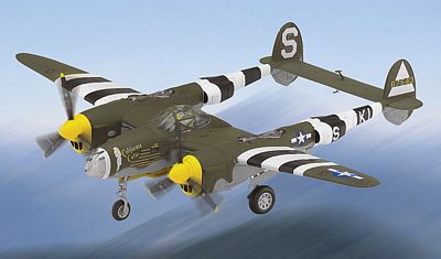 P-38 LIGHTNING 1ST LT. RICHARD O. LOEHNERT DIE-CAST METAL SCALE MODEL - ARMOUR COLLECTION BY THE FRANKLIN MINT