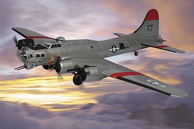 B-17G FLYING FORTRESS CAROLINA MOON DIE-CAST METAL SCALE MODEL - ARMOUR COLLECTION BY THE FRANKLIN MINT