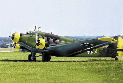 JU-52-3M CRETE CAMPAIGN DIE-CAST METAL SCALE MODEL - ARMOUR COLLECTION BY THE FRANKLIN MINT