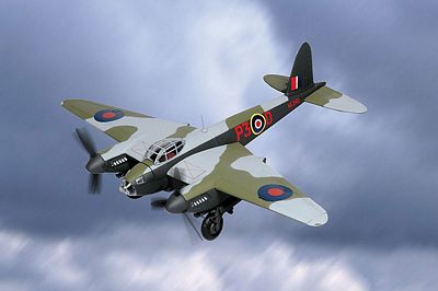 B MK XVI MOSQUITO COOKIE BOMBER DIE-CAST METAL SCALE MODEL - ARMOUR COLLECTION BY THE FRANKLIN MINT