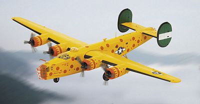 B-24D LIBERATOR THE LITTLE GRAMPER DIE-CAST METAL SCALE MODEL - ARMOUR COLLECTION BY THE FRANKLIN MINT