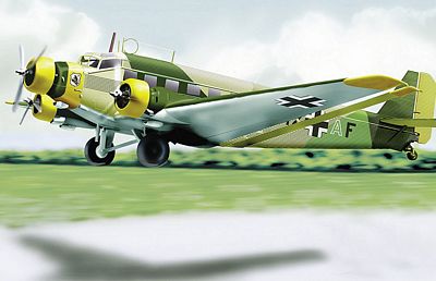 JU-52-3M G4E BALKAN CAMPAIGN DIE-CAST METAL SCALE MODEL - ARMOUR COLLECTION BY THE FRANKLIN MINT
