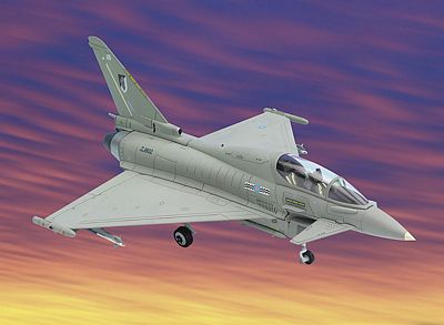 EUROFIGHTER TYPHOON 17 (OEU) SQN.  DIE-CAST METAL SCALE MODEL - ARMOUR COLLECTION BY THE FRANKLIN MINT