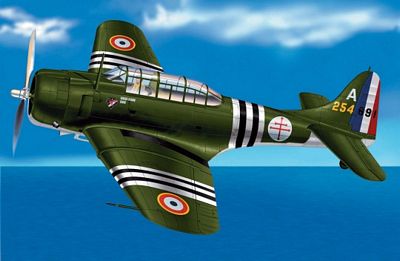 SBD DAUNTLESS VENDEE DIE-CAST METAL SCALE MODEL - ARMOUR COLLECTION BY THE FRANKLIN MINT