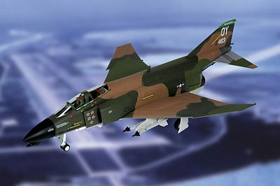 F4 PHANTOM II RITCHIE, VIETNAM ACE DIE-CAST METAL SCALE MODEL - ARMOUR COLLECTION BY THE FRANKLIN MINT