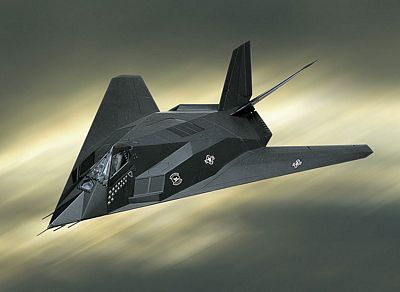 F-117A NIGHTHAWK BLACK SHEEP DIE-CAST METAL SCALE MODEL - ARMOUR COLLECTION BY THE FRANKLIN MINT