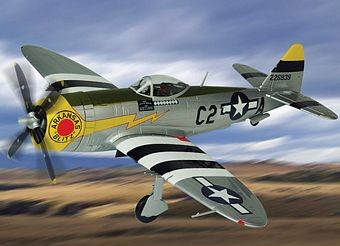 P-47D THUNDERBOLT ARKANSAS BLITZ DIE-CAST METAL SCALE MODEL - ARMOUR COLLECTION BY THE FRANKLIN MINT