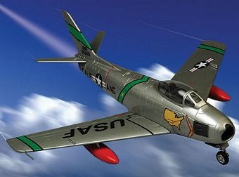 F-86 SABRE CALIFORNIA BOOMERANG  DIE-CAST METAL SCALE MODEL - ARMOUR COLLECTION BY THE FRANKLIN MINT