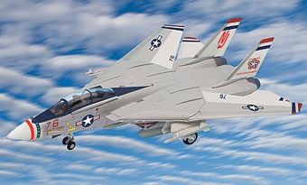 F-14 TOMCAT BICENTENNIAL DIE-CAST METAL SCALE MODEL - ARMOUR COLLECTION BY THE FRANKLIN MINT