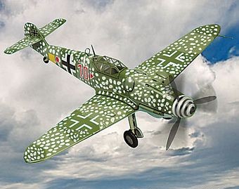 ME-109 MESSERSCHMITT LUFTWAFFE IV/JG 5 DIE-CAST METAL SCALE MODEL - ARMOUR COLLECTION BY THE FRANKLIN MINT