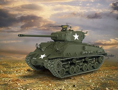 M4-A3 SHERMAN TANK GEORGE PATTON DIE-CAST SCALE MODEL TANK