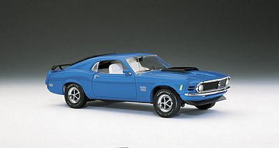 1970 FORD BOSS MUSTANG DIE-CAST 1:24 SCALE MODEL BY THE FRANKLIN MINT