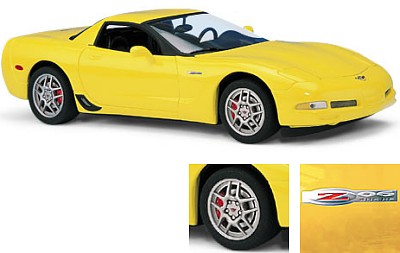 2003 CORVETTE Z06 LIMITED EDITION DIE-CAST 1:24 SCALE MODEL BY THE FRANKLIN MINT