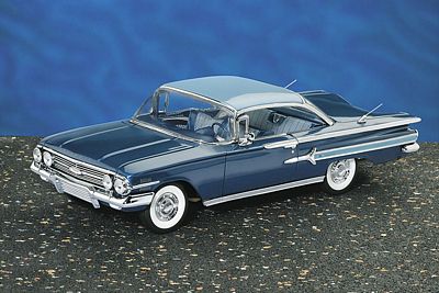 1960 CHEVROLET IMPALA HARDTOP LIMITED EDITION DIE-CAST 1:24 SCALE MODEL BY THE FRANKLIN MINT