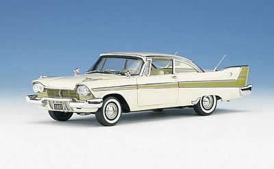 1957 PLYMOUTH FURY DIE-CAST 1:24 SCALE MODEL BY THE FRANKLIN MINT