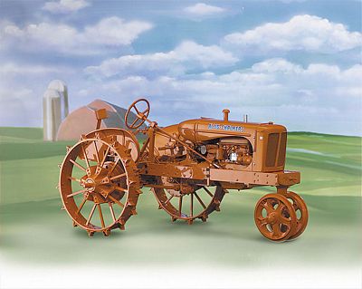 ALLIS CHALMERS STEELWHEEL WC TRACTOR DIE-CAST 1:12 SCALE MODEL BY THE FRANKLIN MINT