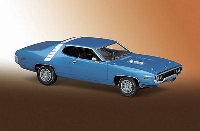 1971 PLYMOUTH ROAD RUNNER 440 SIX PACK LIMITED EDITION DIE-CAST 1:24 SCALE MODEL BY THE FRANKLIN MINT