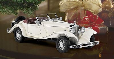 1935 MERCEDES-BENZ 500 K ROADSTER LIMITED EDITION DIE-CAST 1:24 SCALE MODEL BY THE FRANKLIN MINT
