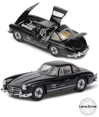 1954 MERCEDES-BENZ 300 SL GULLWING LIMITED EDITION DIE-CAST 1:24 SCALE MODEL BY THE FRANKLIN MINT