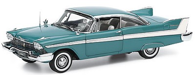 1958 PLYMOUTH BELVEDERE LIMITED EDITION DIE-CAST 1:24 SCALE MODEL BY THE FRANKLIN MINT