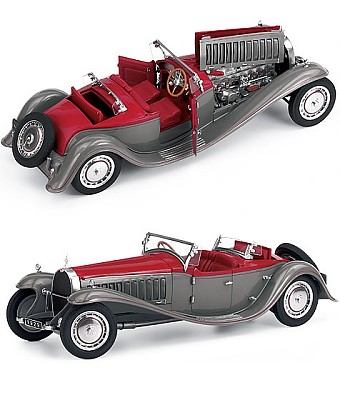 1929 BUGATTI ESDERS LIMITED EDITION DIE-CAST 1:24 SCALE MODEL BY THE FRANKLIN MINT