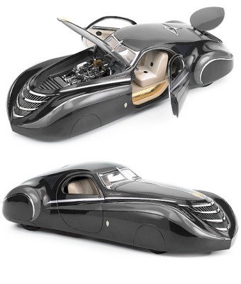 1939 DUESENBERG COUPE SIMONE LIMITED EDITION DIE-CAST 1:24 SCALE MODEL BY THE FRANKLIN MINT