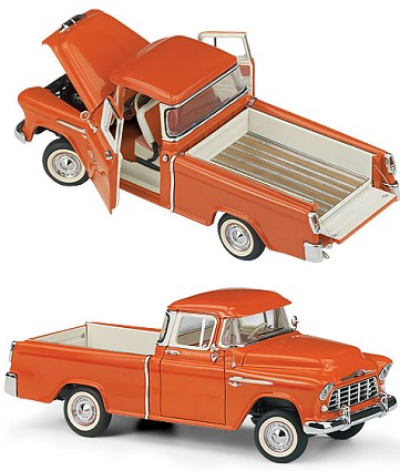 1956 Chevrolet Cameo Pickup Limited Edition Die-Cast 1:24 Scale Model By The Franklin Mint