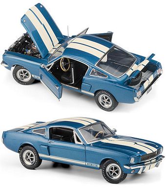 1966 Shelby GT-350 Limited Edition Die-Cast 1:24 Scale Model By The Franklin Mint