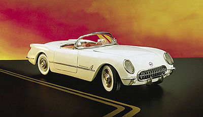 1953 CHEVROLET CORVETTE DIE-CAST 1:24 SCALE MODEL BY THE FRANKLIN MINT