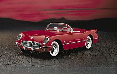 1954 CORVETTE ROADSTER DIE-CAST 1:24 SCALE MODEL BY THE FRANKLIN MINT