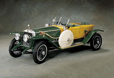 1914 ROLLS ROYCE WOODBODY DIE-CAST 1:24 SCALE MODEL BY THE FRANKLIN MINT