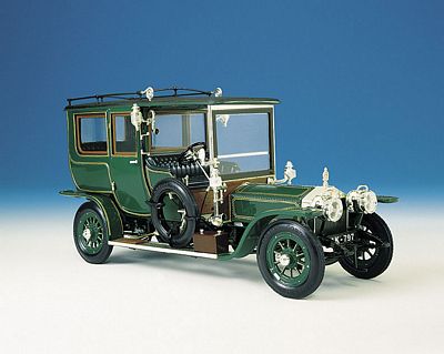 1907 ROLLS ROYCE SILVER GHOST DIE-CAST 1:24 SCALE MODEL BY THE FRANKLIN MINT