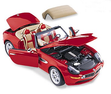 BMW Z8 ROADSTER DIE-CAST 1:24 SCALE MODEL BY THE FRANKLIN MINT
