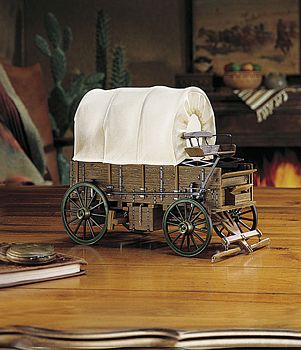 WESTERN CHUCK WAGON DIE-CAST 1:16 SCALE MODEL BY THE FRANKLIN MINT