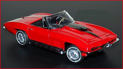 1967 CORVETTE L88 DIE-CAST 1:24 SCALE MODEL BY THE FRANKLIN MINT