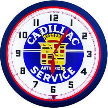 Cadillac Neon Wall Clock