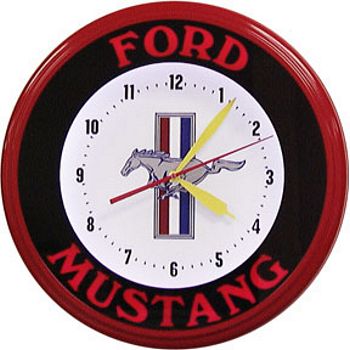 Ford Mustang Banded Neon Wall Clock
