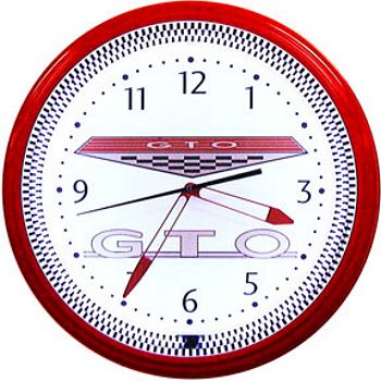 Pontiac GTO Neon Wall Clock