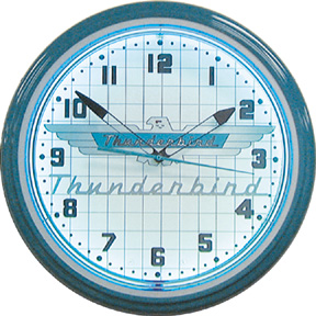 Thunderbird Neon Wall Clock